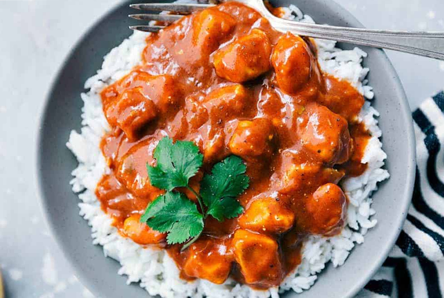 Rice_Butter Chicken_Drink_Manna_cuisine